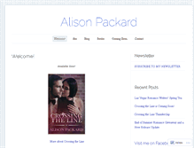 Tablet Screenshot of alisonpackard.com